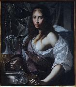 FURINI, Francesco Artemisia Prepares to Drink the Ashes of her Husband oil painting